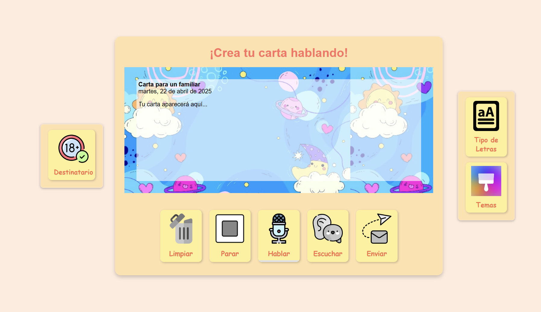 Envío de cartas "Simply Lovely"